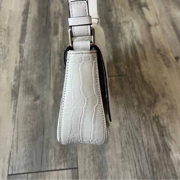 Radley London Vale Close Flapover Bag in Ivory Embossed Croc Print - Picture 5 of 8